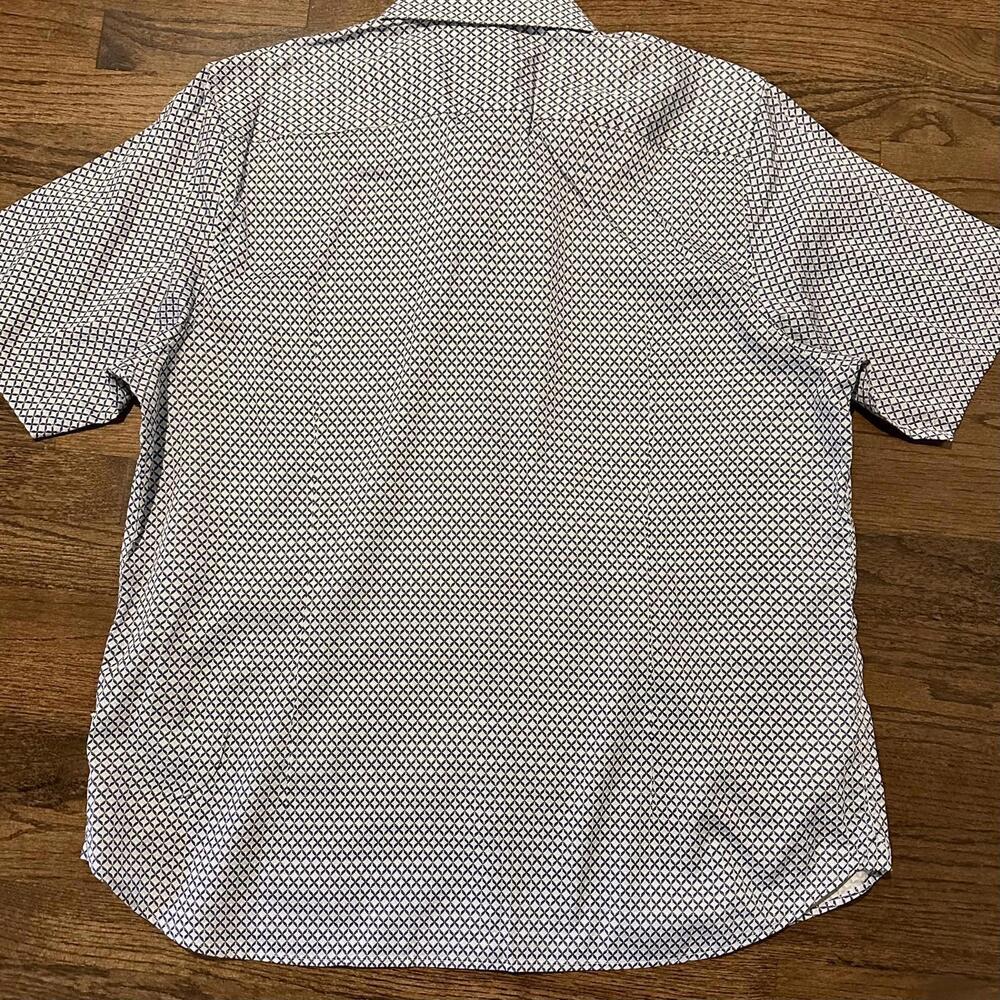 NWOT Ted Baker Short Sleeve Printed Shirt Size 7 - Picture 2 of 6